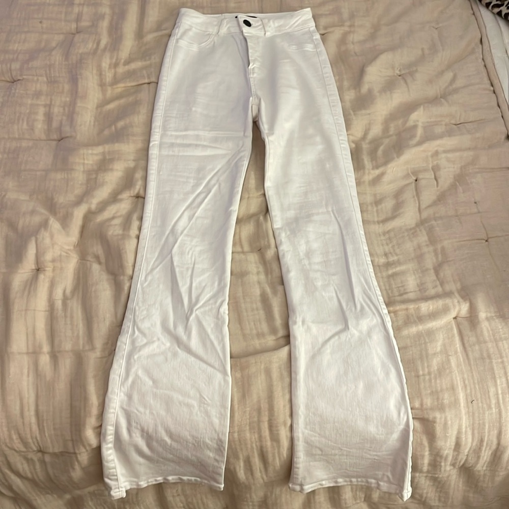 Fit Jeans - White Flare - S